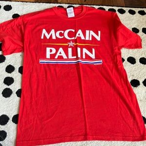 Autographed Palin McCain t shirt